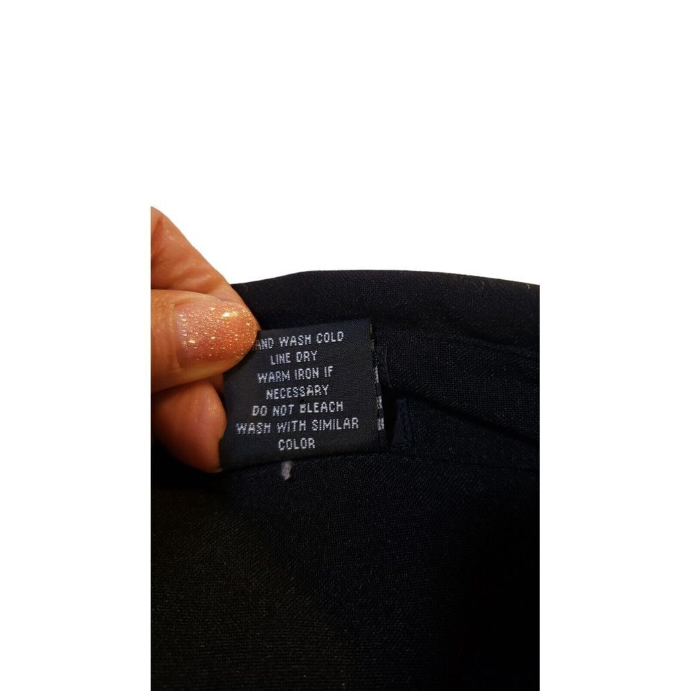 MT:2‎ Mens Black White Fleur De Lis Button Down 100% Polyester Size Large L - Picture 9 of 15